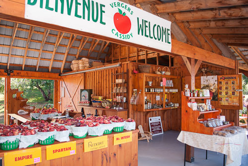 kiosque de pommes